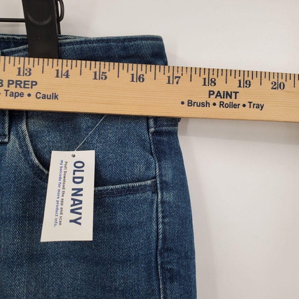 Old Navy High Rise Wow Super Skinny Denim Jeans Women Size 14 Short NWT Stretch - Picture 12 of 15